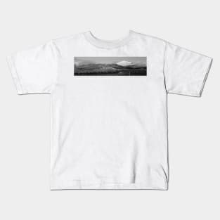 Sicilian Panorama with Abandoned Farm House Kids T-Shirt